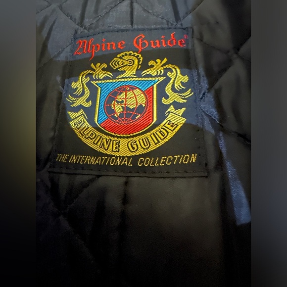 Wool Double breasted Alpine Guide Navy Pea Coat is amazing! - Picture 3 of 3